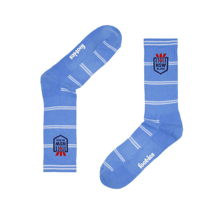 BLUES ALL OVER STRIPE SNEAKER SOCK 2 PACK