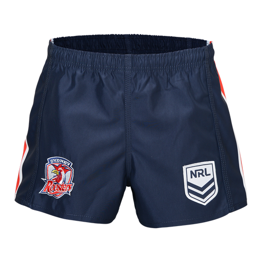 ROOSTERS NRL SUPPORTER SHORTS YOUTH