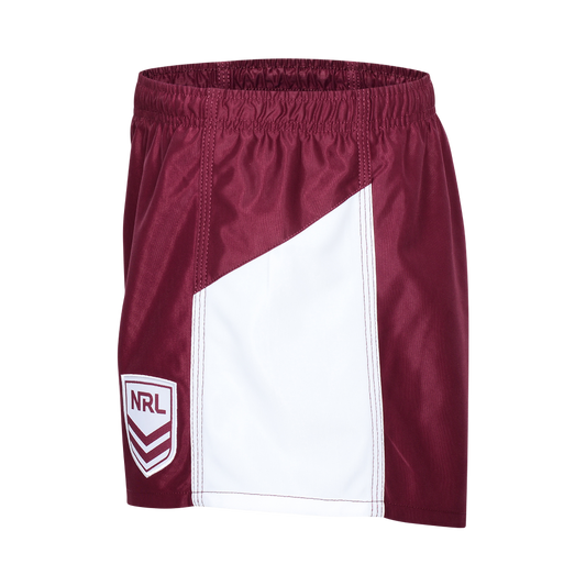 MANLY SEA EAGLES NRL SUPPORTER SHORTS YOUTH