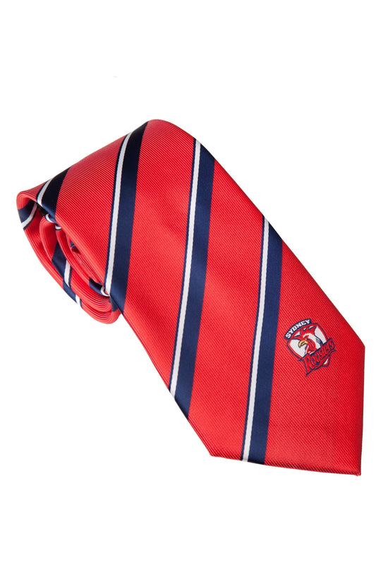 Roosters Embroided Logo Neck Tie