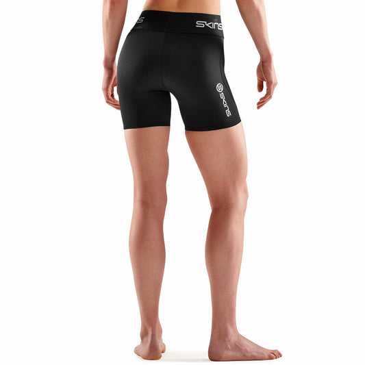 SKINS SERIES 1 WOMENS BLACK SHORTS