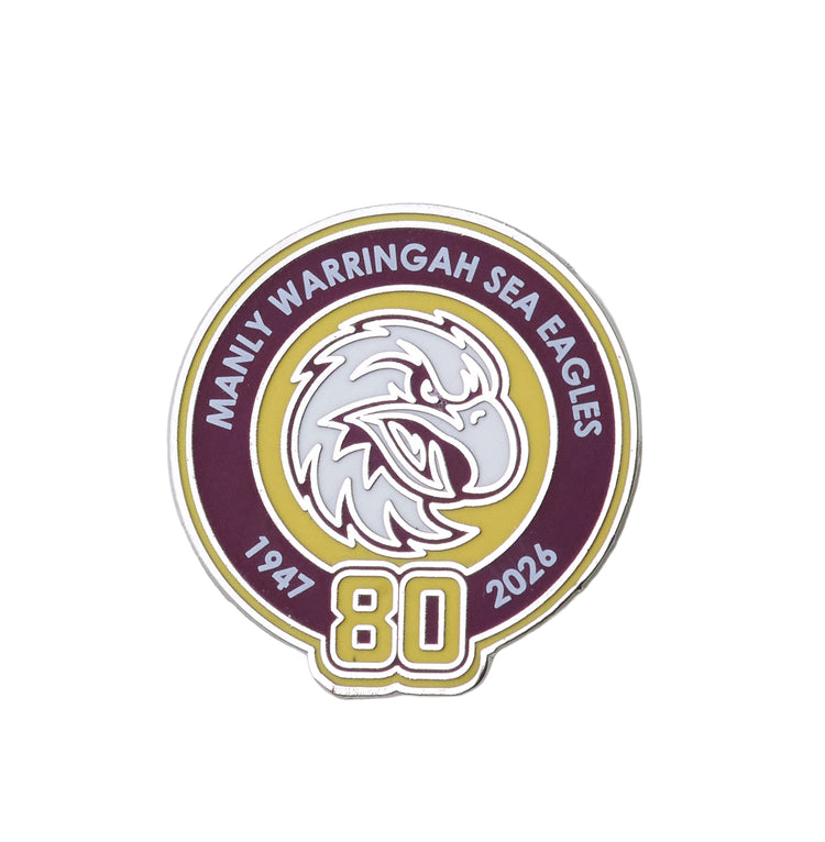 MANLY SEA EAGLES 80YR LOGO PIN