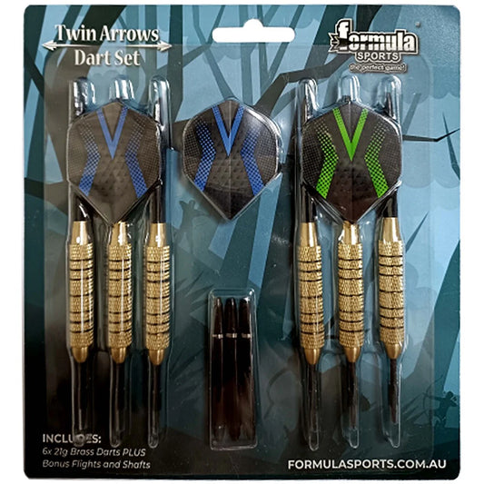 FORMULA SPORTS | Twin Arrows Brass Darts Set