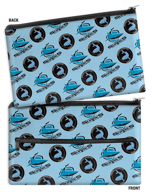 SHARKS LARGE PENCIL CASE