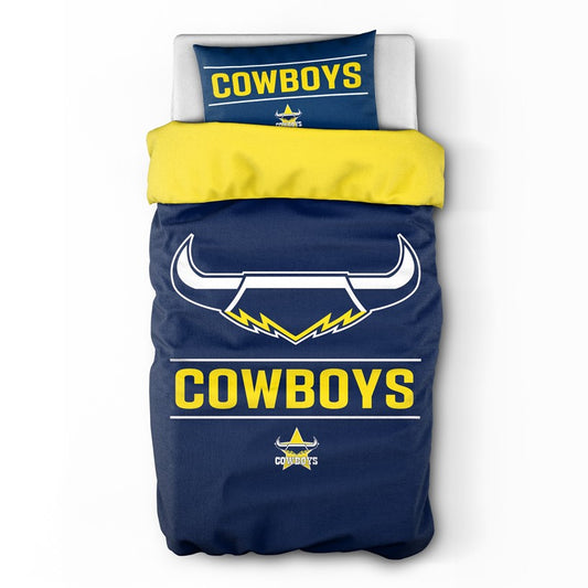 COWBOYS SINGLE QUILT COVER SET