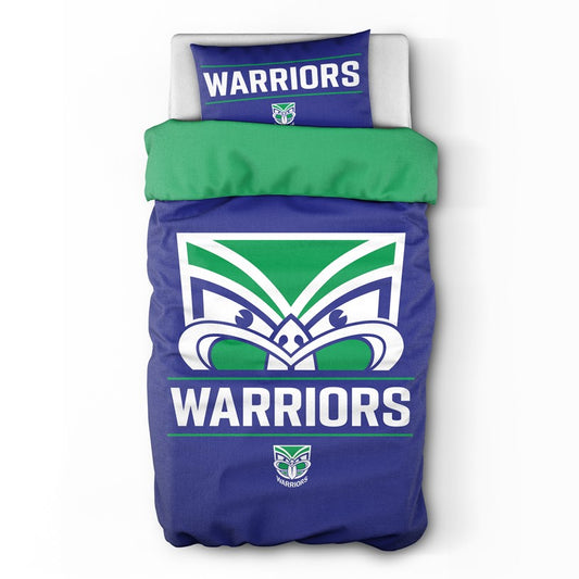 WARRIORS SINGLE QUILT COVER SET