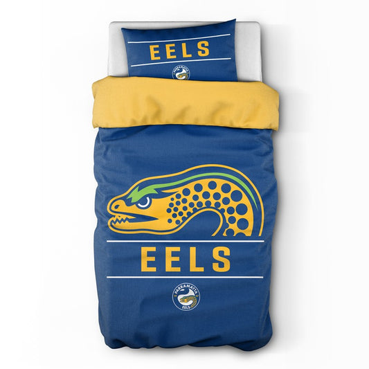 EELS SINGLE QUILT COVER SET
