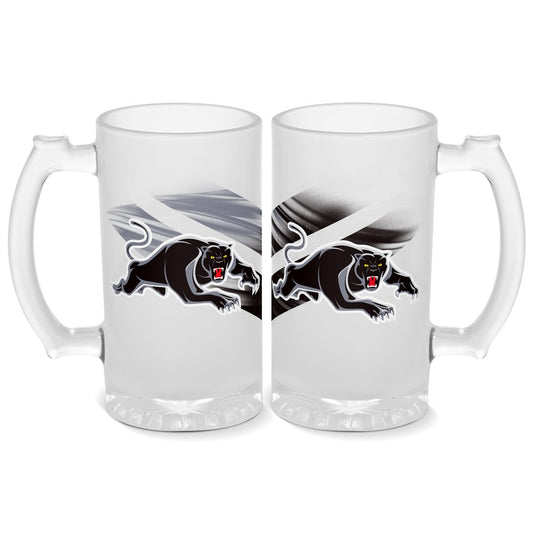 PANTHERS STEIN FROSTED GLASS