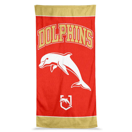 DOLPHINS JUMBO BEACH TOWEL