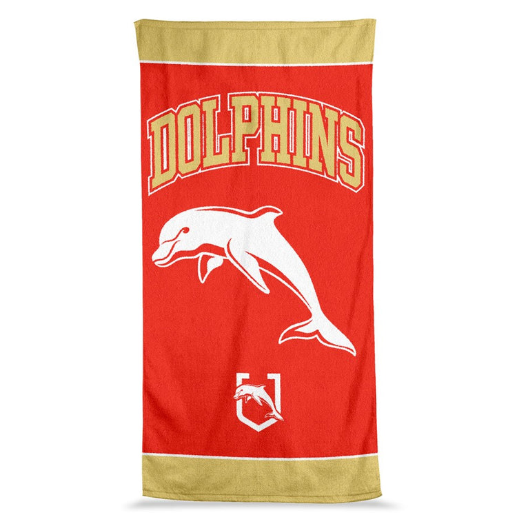 DOLPHINS JUMBO BEACH TOWEL