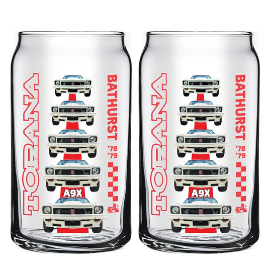 HOLDEN SET OF 2 CAN SHAPED GLASSES
