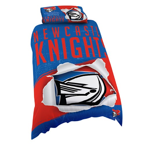 NEWCASTLE KNIGHTS KING QUILT COVER SET
