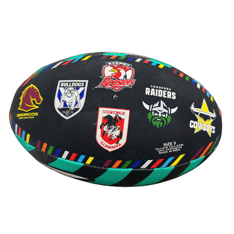 STEEDEN NRLW MAGIC ROUND SUPPORTER BALL - SIZE 5