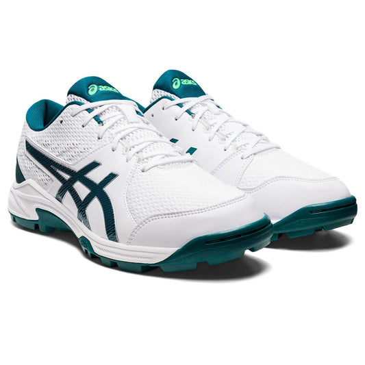 ASICS |  GEL Peake 2 Rubber Cricket  Shoes White/Green