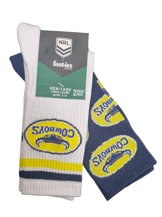 COWBOYS RETRO SNEAKER SOCKS 2 PACK