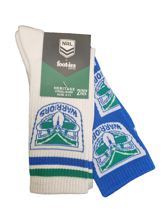 WARRIORS RETRO SNEAKER SOCKS 2 PACK