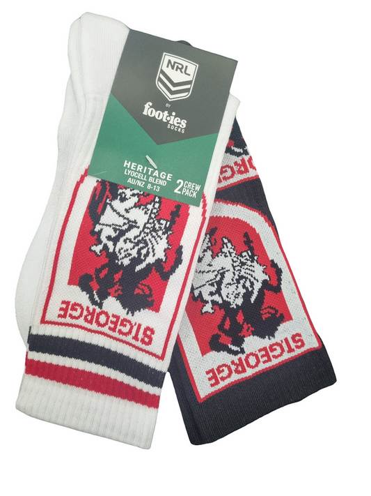 DRAGONS RETRO SNEAKER SOCKS 2 PACK