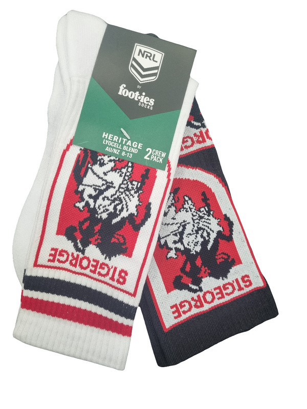 DRAGONS RETRO SNEAKER SOCKS 2 PACK
