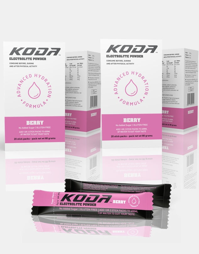 KODA |  ELECTROLYTE POWDER (20 STICK PACK) NEW!
