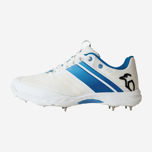 KOOKABURRA | PRO 2.0  Full Spike Cricket Shoes - Senior White/Blue